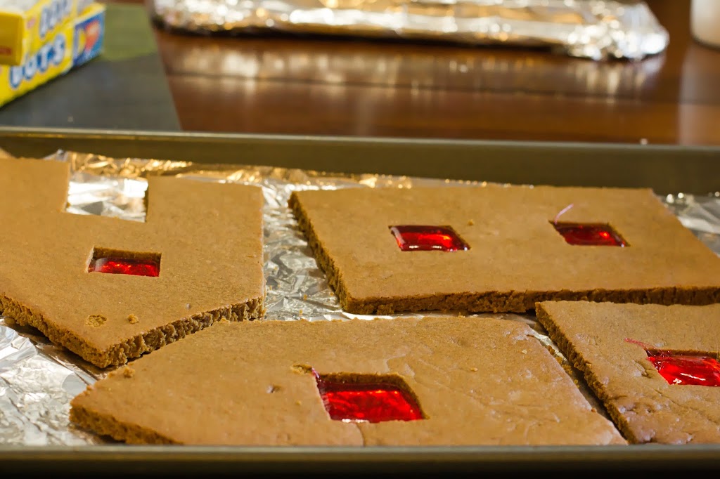 Gingerbread House Stained Glass Windows